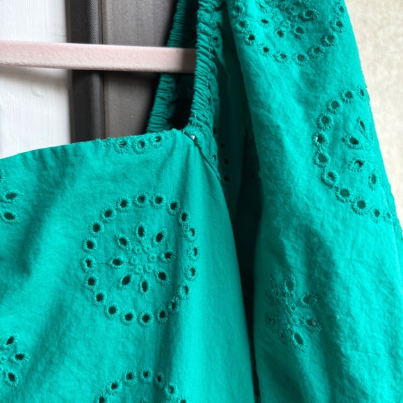 Lauren Conrad Short Puff Sleeve Squareneck Mini Dress - Picture 8 of 11